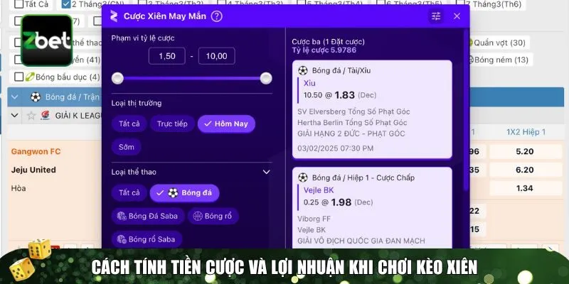 3 keo cuoc xien la gi Công thức tính tiền thắng kèo cược xiên là gì